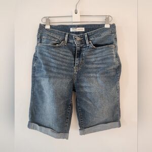 Signature by Levi Strauss Blue Denim Women's Bermudas